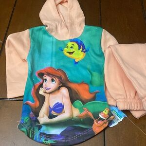 Disney pant set little mermaid size 18 months
